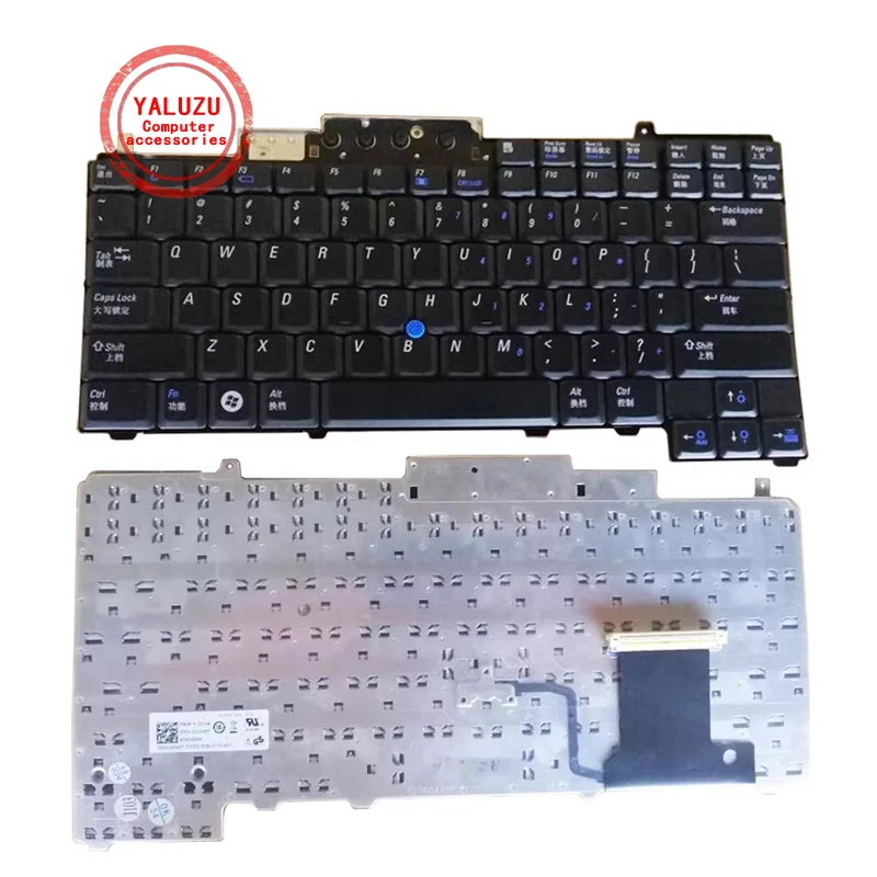 Used US English Laptop Keyboard For DELL Latitude D620 D630 D820 D830