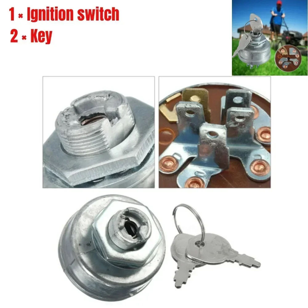 Ignition Starter Switch And Keys Fits For 725-0267A For 21064PA For 23-0660 Fit Ride On Tractor Mower 0945-4