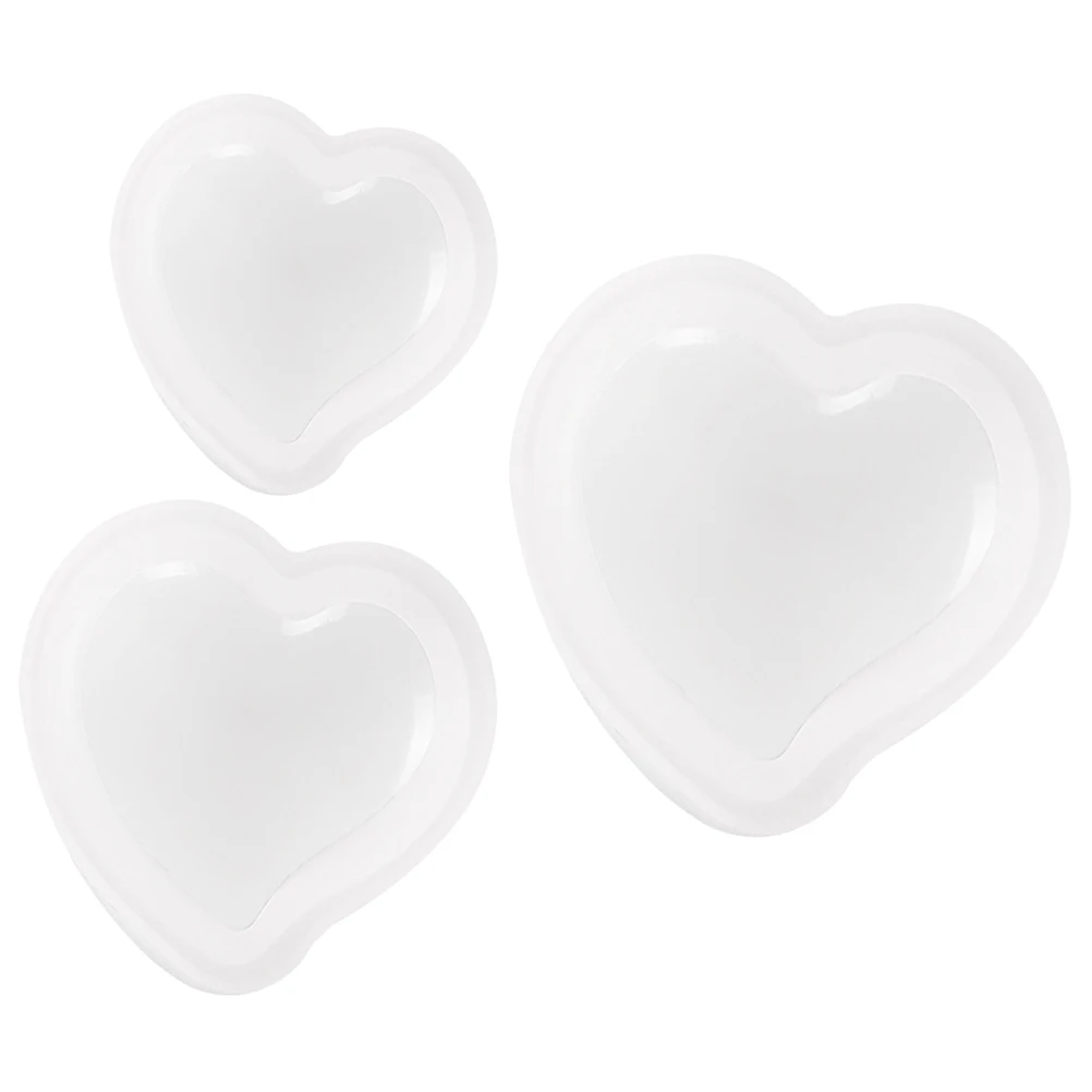 

3Pcs Silicone Mold Heart Shape DIY Mould for Decorative Handicrafts Reusable Craft Making Ornament Casting Mold Set