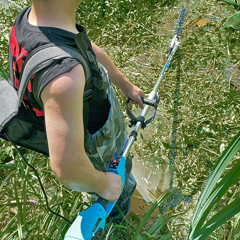 Underwater Electric Lawn Mower Backpack-Style Brushless Lithium-Ion Battery-Powered The Ultimate Weed-Removal Tool For Boats