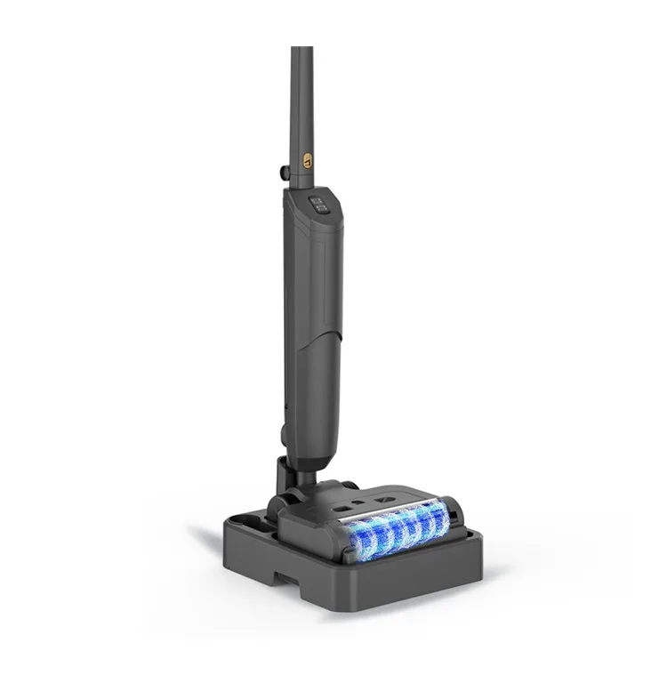 

Cordless Wet Dry Vacuum Cleaner, 2500Pa Wireless Floor Washer, 60min Mop, UV Sterilization, Folding Scrubber, Home Self Cleaning