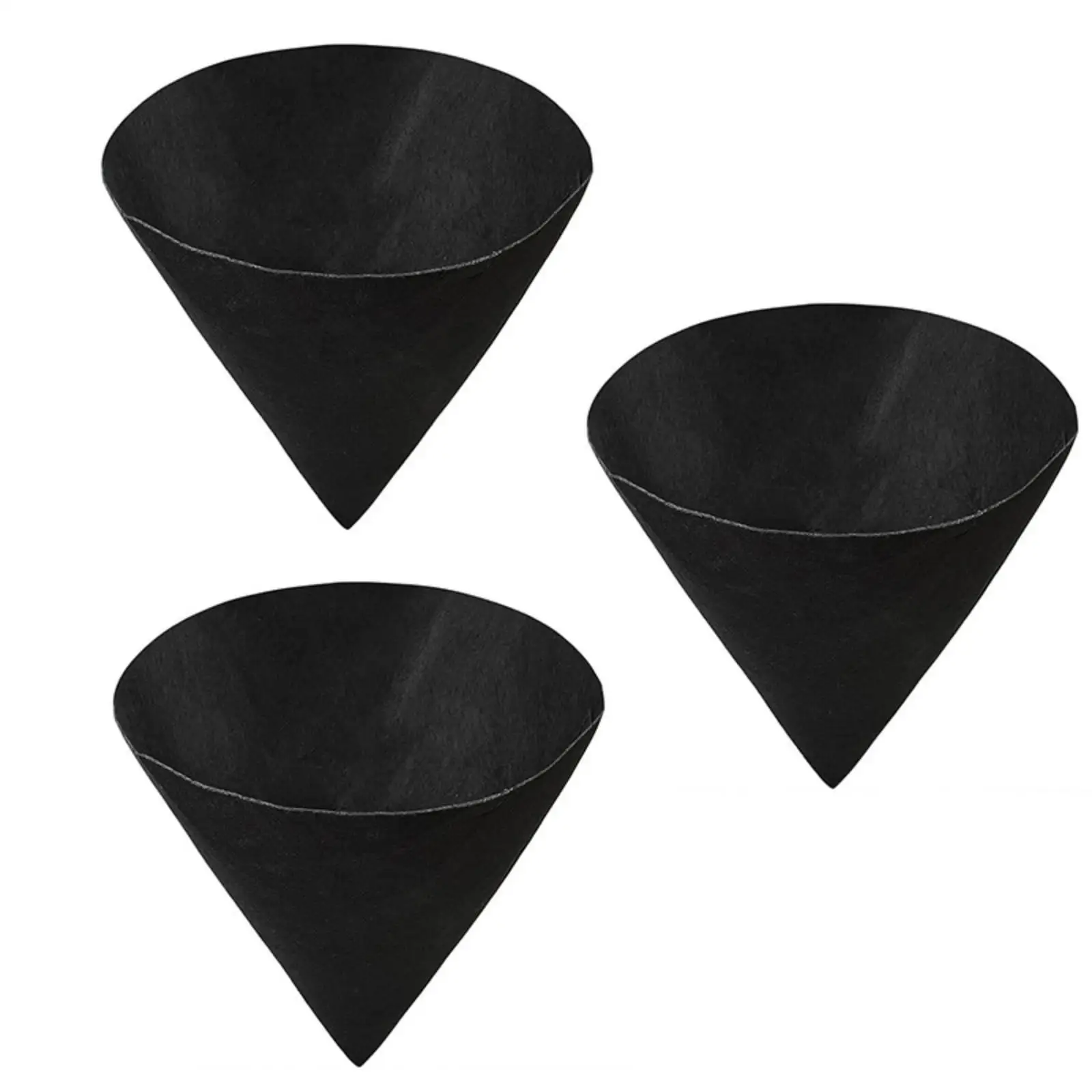 Felt Hanging Basket Liner for Outdoor Planters Ventilated Moisture Retaining Insert for Balcony Rail