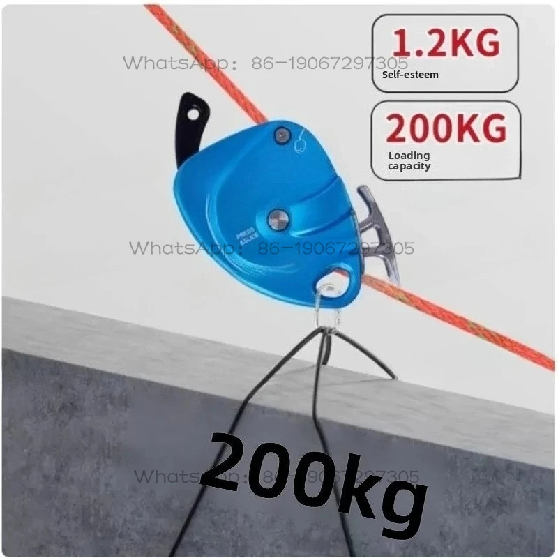 DS300 Electric Portable Rope Climbing Lift, Aerial Work Platform & Object Handling Hoist for Lightweight Artifact Transport