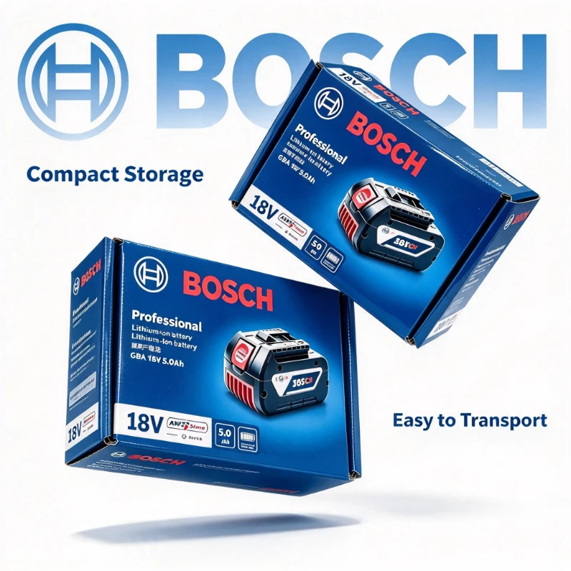 Bosch Replacement Battery 18V 5.0Ah GBA 18V For GWS18V-13C GDR18V-200 Impact Driver Lithium Battery Pack Cool Pack Technology