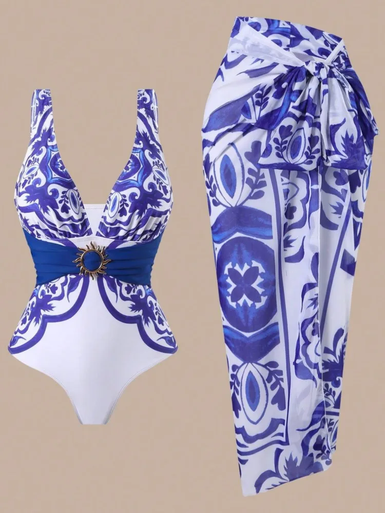 

High Waist Sexy Swimsuit Women Summer Bathing Suit Bikini Set Sleeveless Swimwear Beach Swimming Suit For Female Купальник