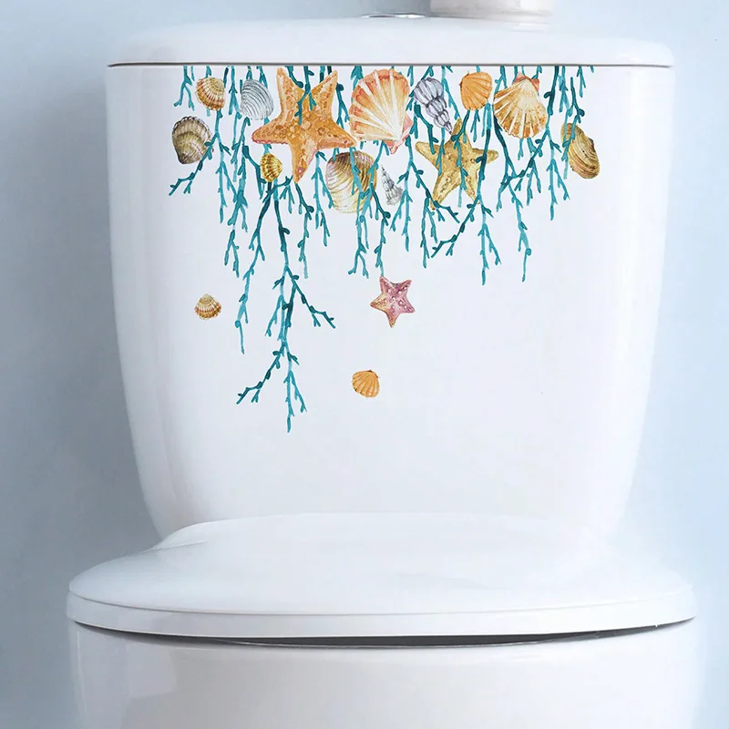 Fish Toilet Sticker Aquarium Decals Removable Showcase Glass Wallpaper Poster Home Decor Bedroom Bathroom 2026 Christmas