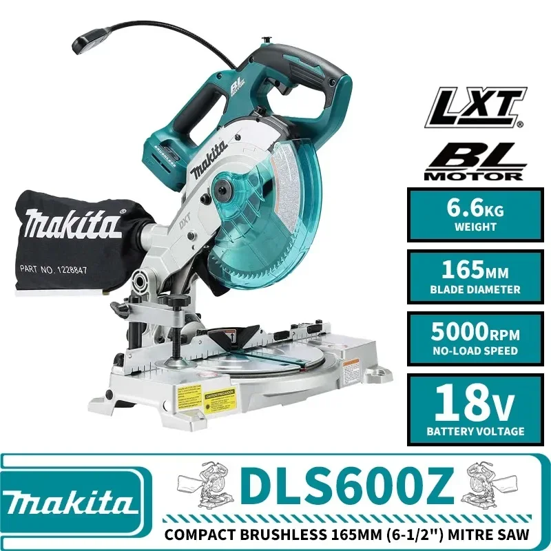 Makita DLS600Z LXT Compact Brushless Cordless 165mm (6-1/2\