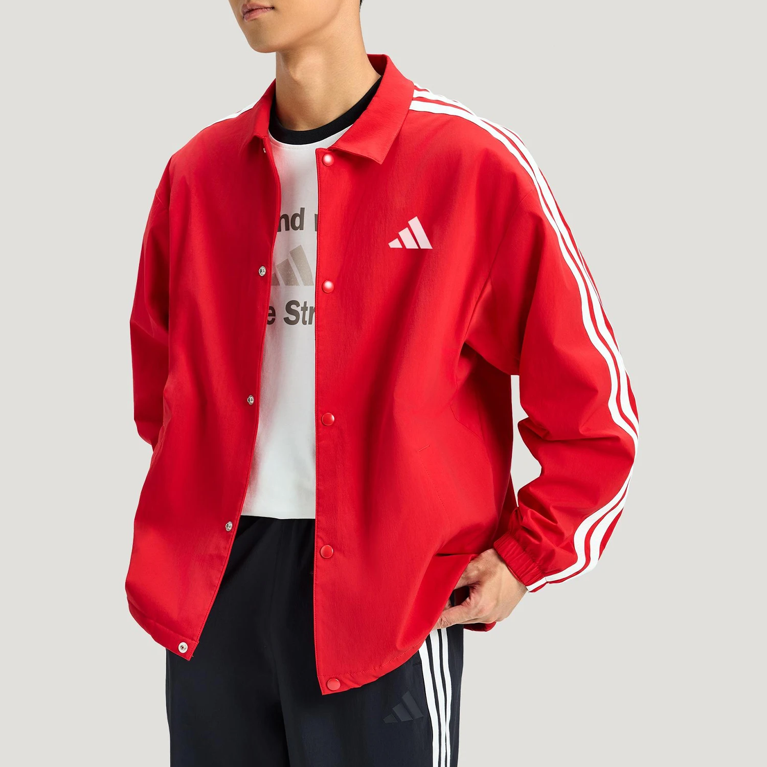 

Оригинальная зимняя мужская куртка Adidas Originals с принтом на воротнике, прочная, модель KR2501