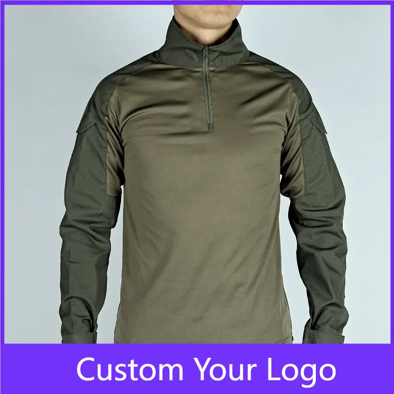 

Тактическая рубашка G3 Боевая мужская рубашка Быстрая штурмовая рубашка с длинным рукавом Охота Кемпинг Стрельба Топы Спорт на открытом воздухе Мужская одежда