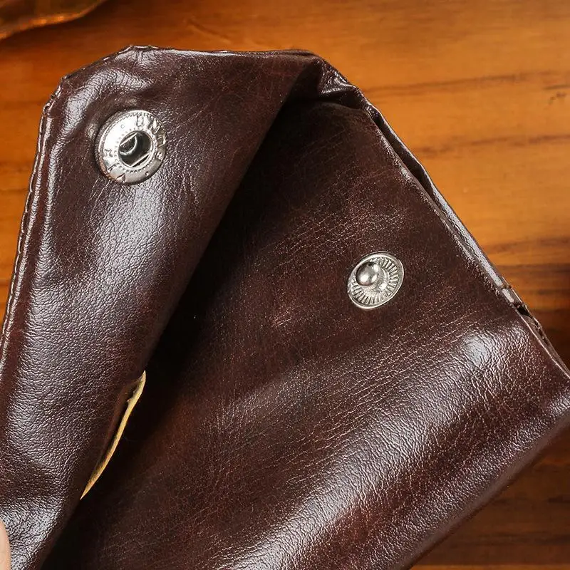 Tragbare Tabakaufbewahrung/Tabakbeutel-Etui aus PU-Leder, Pfeifen- und Zigarettenhalter, Papierhalter-Etui, Brieftasche – Detail 3
