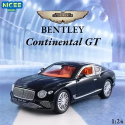 1:24 Bentley Continental GT High Simulation Diecast Metal Alloy Model car Sound Light Pull Back Collection Kids Toy Gifts A539