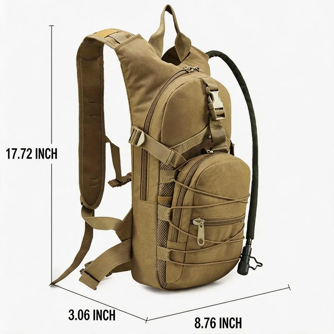 New Cycling Hiking Mountaineering Backpack Bag With Water Bladder Hose for School and Work