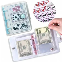 1000 USD Savings Challenge Binder , Money Saving Binder, Savings Challenges Mini Book with Envelopes, Envelope Savings Challenge