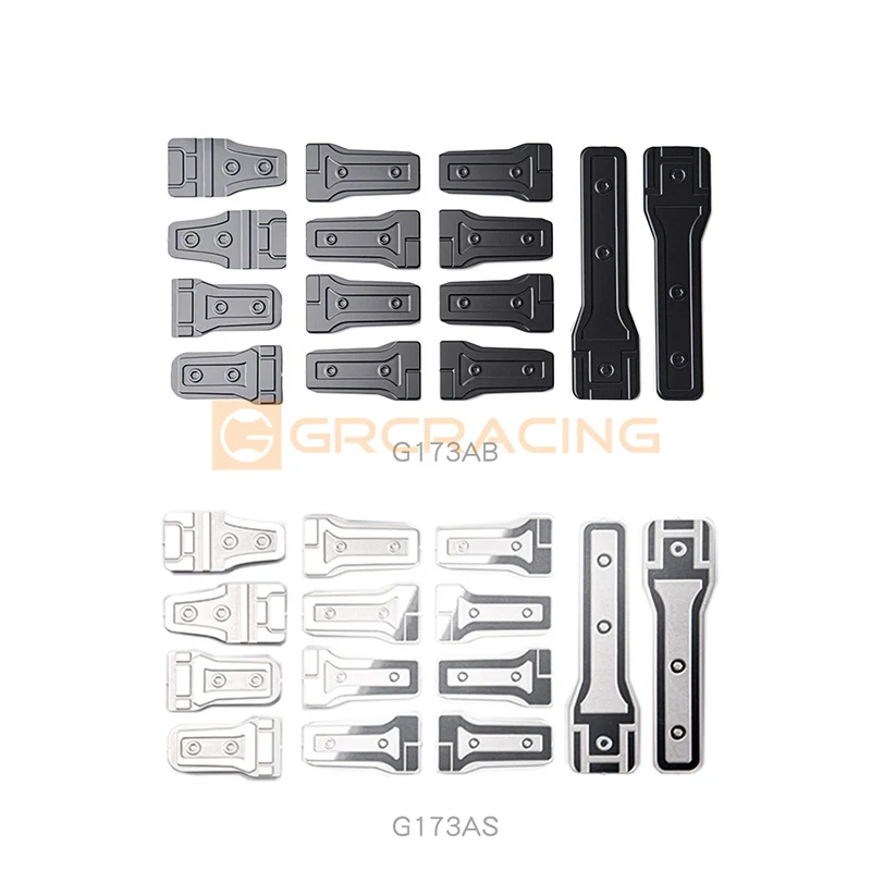 SCX6 hinge decoration parts whole car hinge simulated three-dimensional punch-free For RC Crawler Car Traxxas SCX6 Wrangler DIY