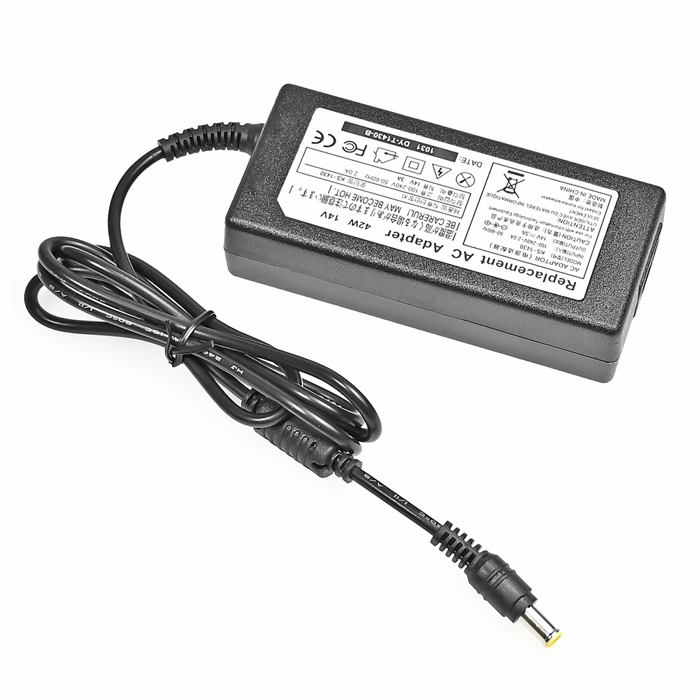 Power Supply 14V 3A AC Adapter Charger For Samsung LCD Monitor A2514_DPN A3014 AD-3014B B3014NC SA300 SA330 SA350 B3014NC F50