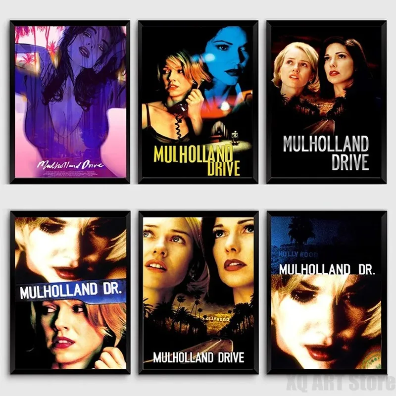 Mulholland Drive Movie Poster Canvas Paintings And Prints Art Wall Picture For Living Bar Cafe Room Home Office Decoration Gift