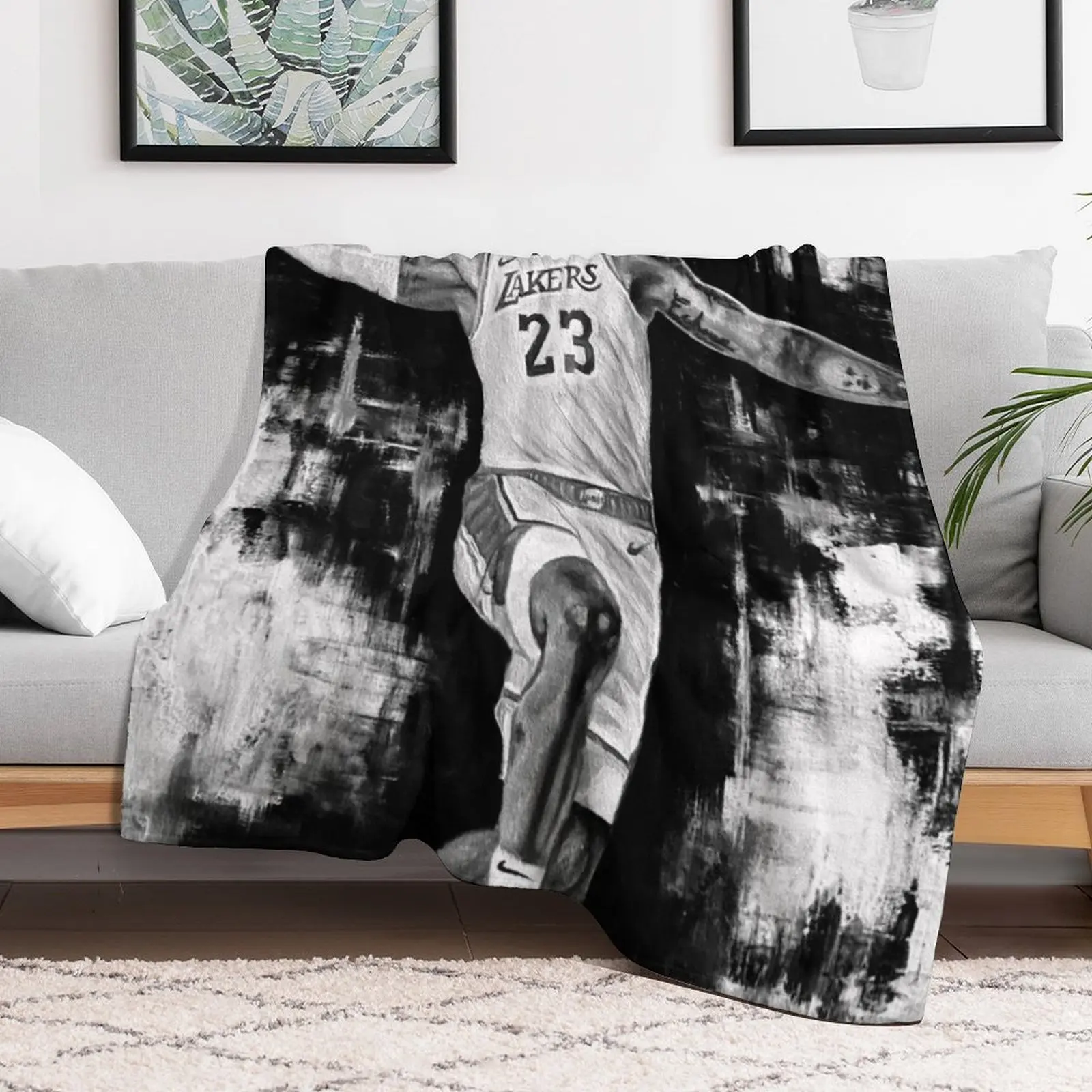 Lebron Throw Blanket Decoratives Softest halloween Stuffeds Blankets