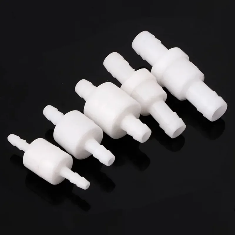 1Pc 4/6/8/10/12mm One-Way Check Valve Plastic Non-Return Valves For Water Petrol Diesel Oils Fluids Pipeline Accessories