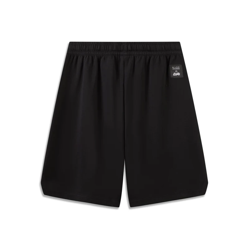 Li-Ning Men's Wade x Timothy Goodman Collaboration Shorts Loose Fit Comfortable Zip Pocket LiNing Stylish Casual Bottom AKSW379