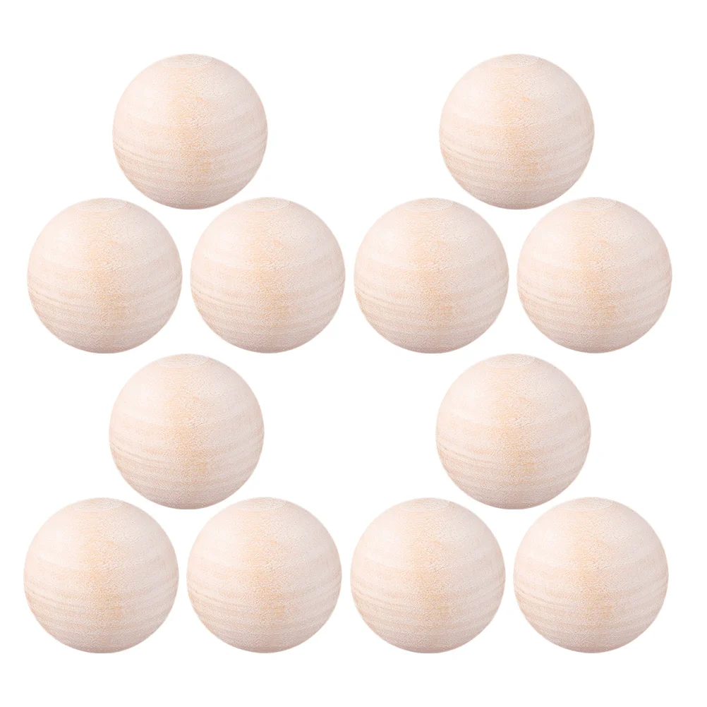 

20Pcs Natural Unfinished Wooden Spheres Small Balls for DIY Craft Projects Christmas Jewelry Farmhouse Decoration Art Supplies