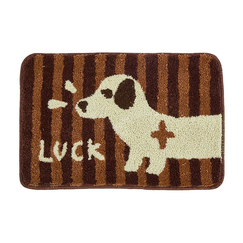 

VIKAMA's New Bathroom Imitation Cashmere Rug Is Easy To Clean It Is a Foot Mat For The Bathroom Entrance And a Home Decor Item.