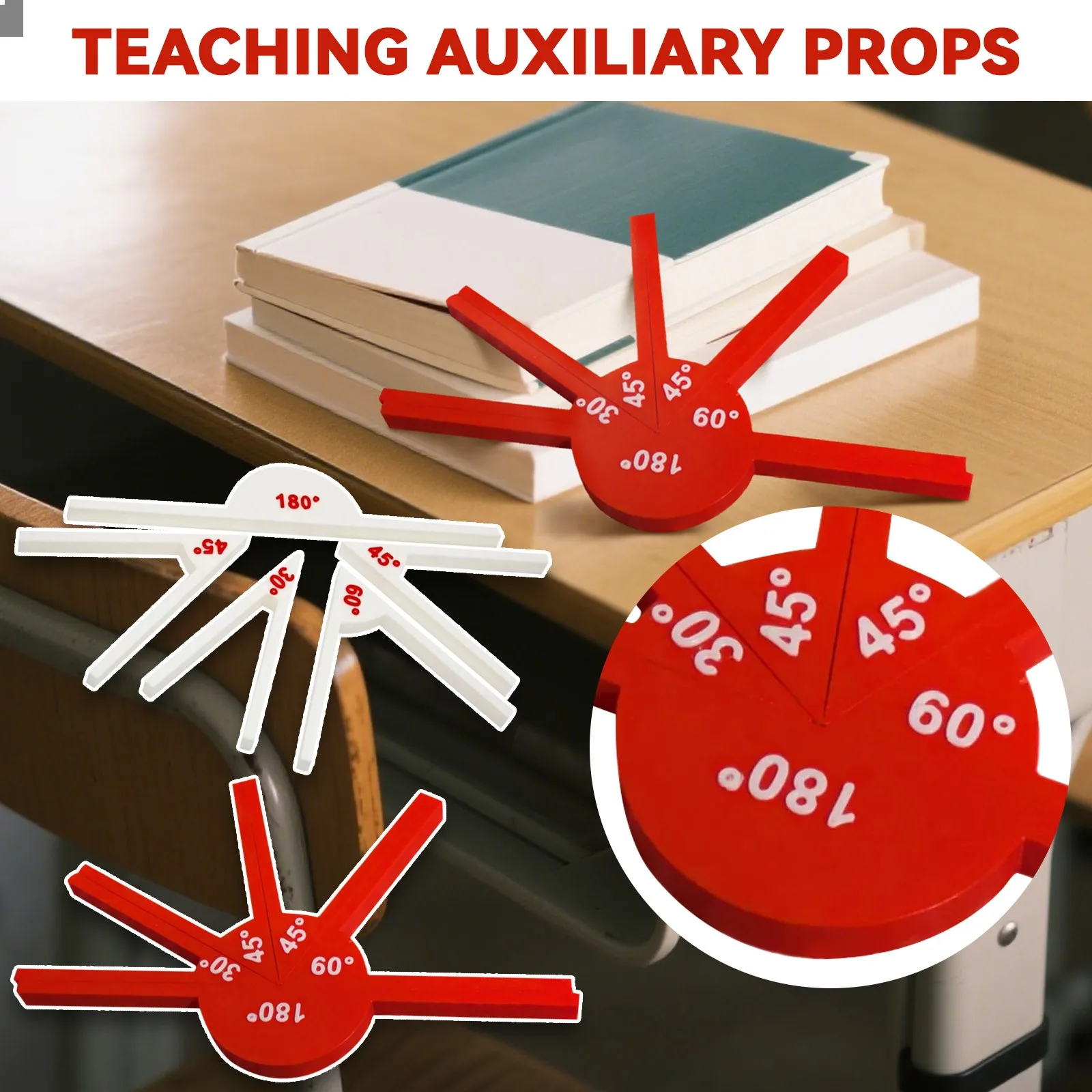 Maths Teaching Aids Angle Measuring Instruments Geometric Angle Display Tools Plastic For Learning Angle Teaching Aids Geometry