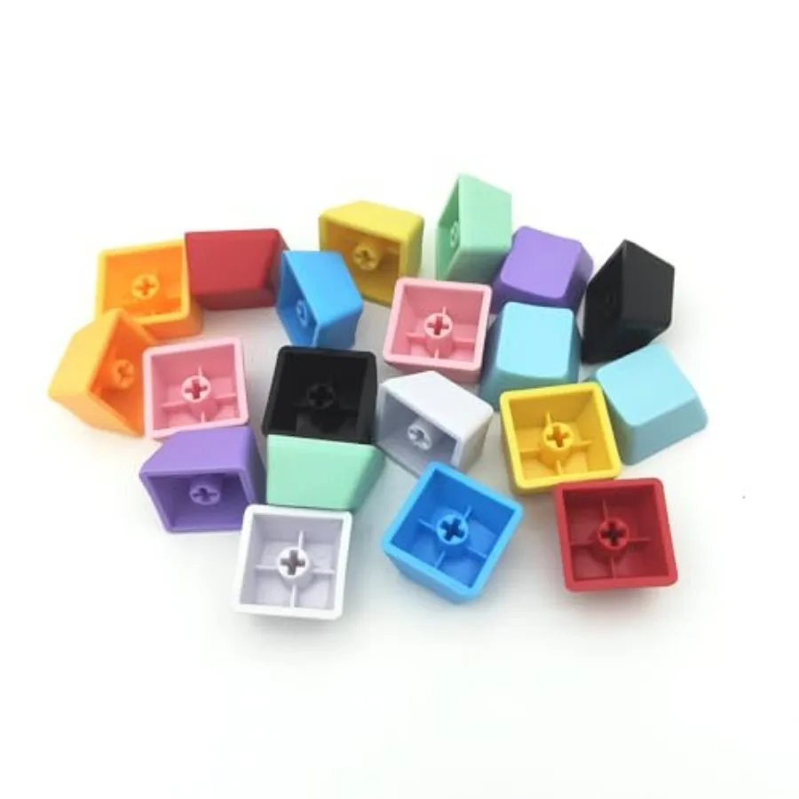 

OEM Profile Blank Keycaps PBT Rainbow 1U R4 Keycap for MX switches Mechanical Keyboard