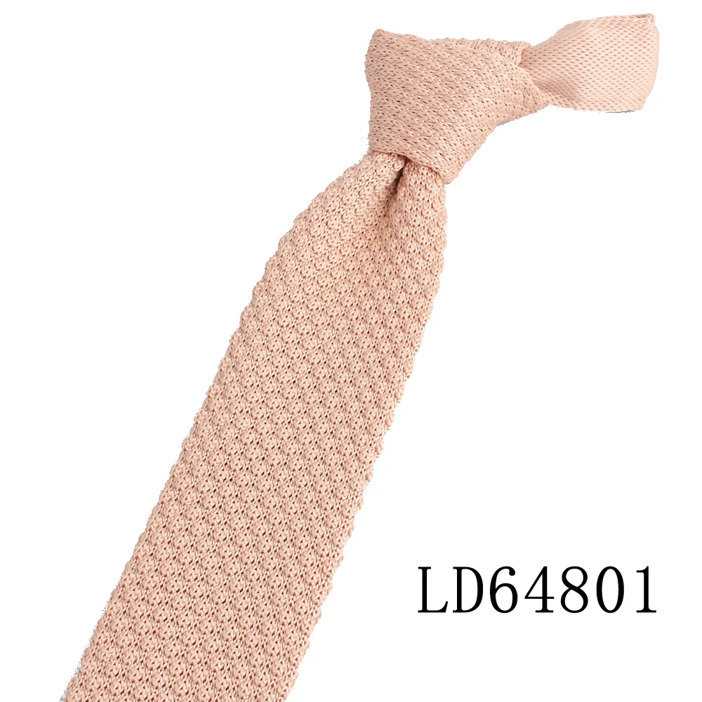Knit Ties For Men Women Solid Color Skinny Neckties For Wedding Knitted Groomsmen Neck Tie Orange Blue WhiteGifts