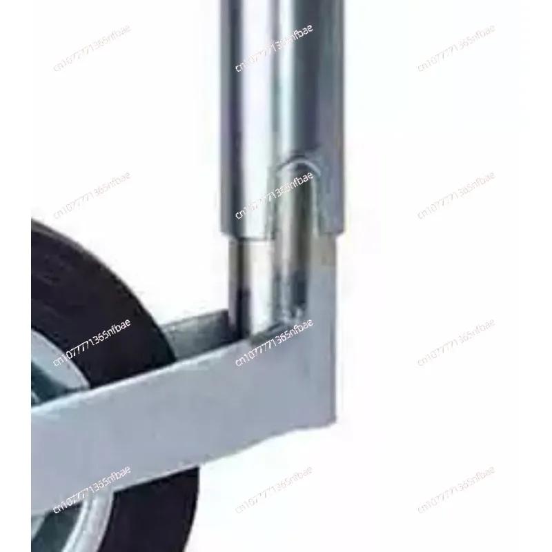 Manual Crank Trailer Stabilizer Jack, European Style Landing Gear with Guide Wheel