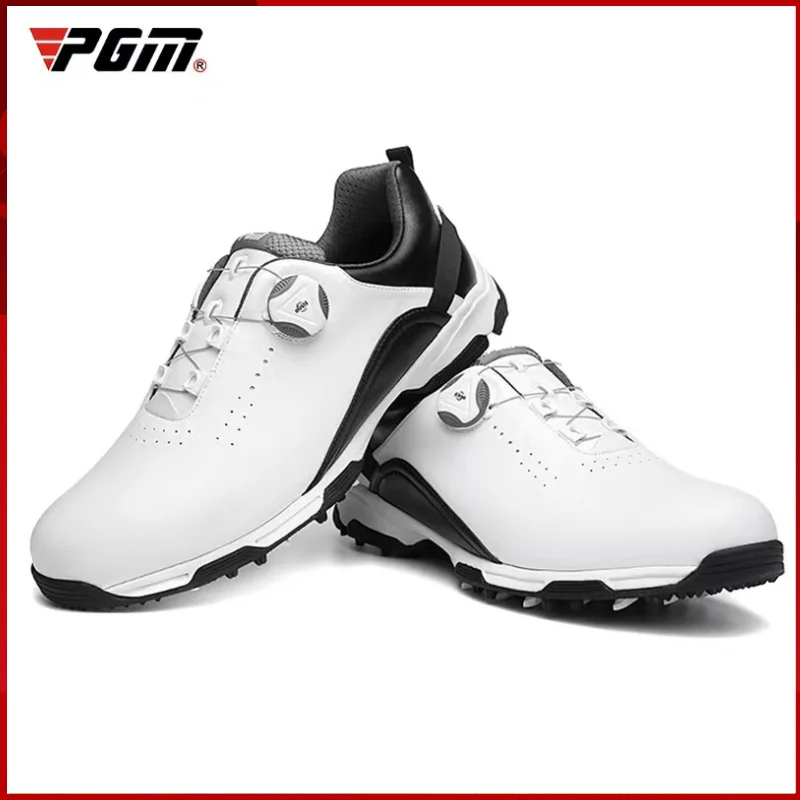 Brand PGM Waterproof Golf Shoes Men Comfortable Golf Sneakers Spikeless Sports Shoes Walking Outdoor Sport Golfing Footwear