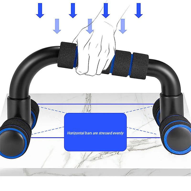 Wooden Push Up Bars Household Fitness Inversion Trainer Non-slip Floor Push-up Handles