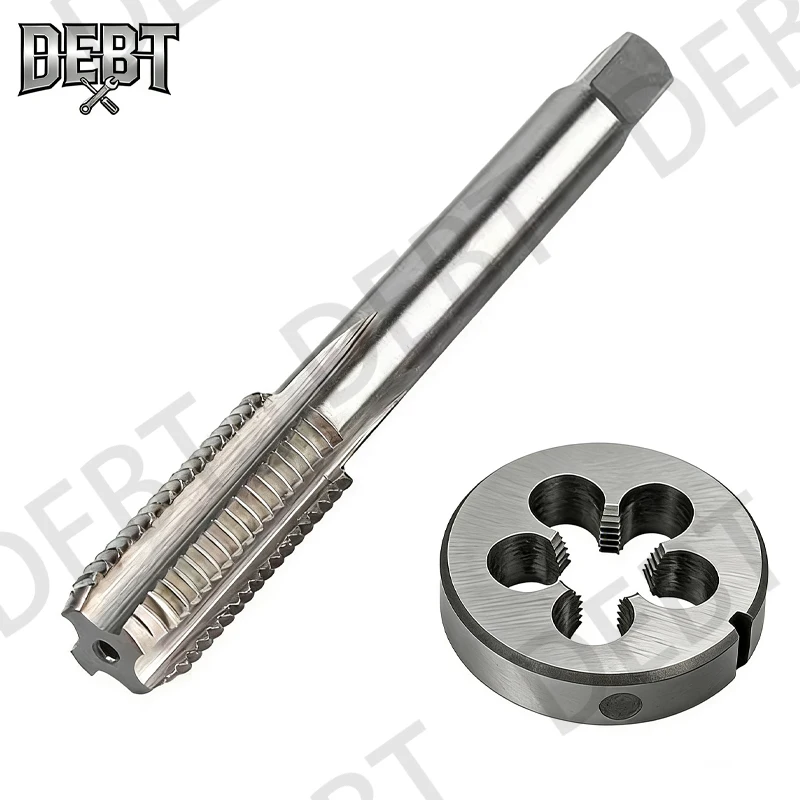 

Debt M12 x 0.5 Tap and Die Set Right Hand, M12 X 0.5 Thread Tap and die