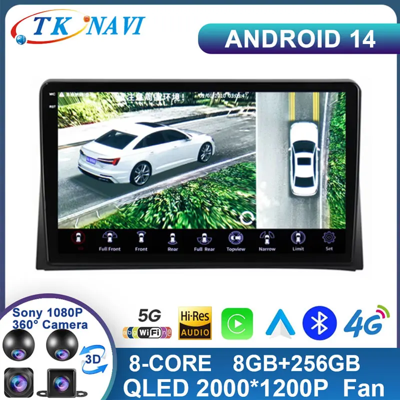 

Android 14 For Volkswagen VW Multivan T5 2003 - 2015 Car Auto Stereo Multimedia Player Monitor Radio Video Navigation Head Unit