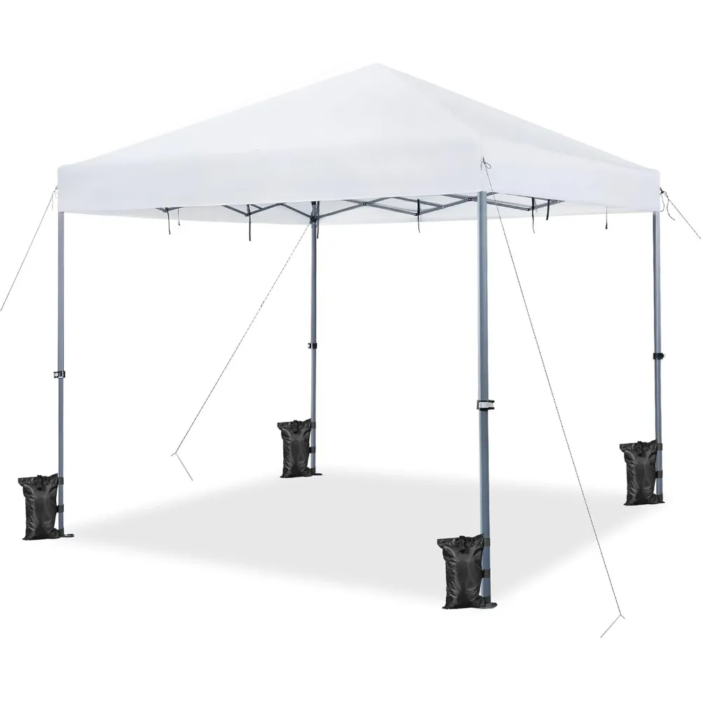 

12x12 Pop Up Canopy Easy Set-up Tent, Portable Outdoor Canopy Instant Tent, Commercial Gazebo with Wheeled Carry Bag & 4 Sandba