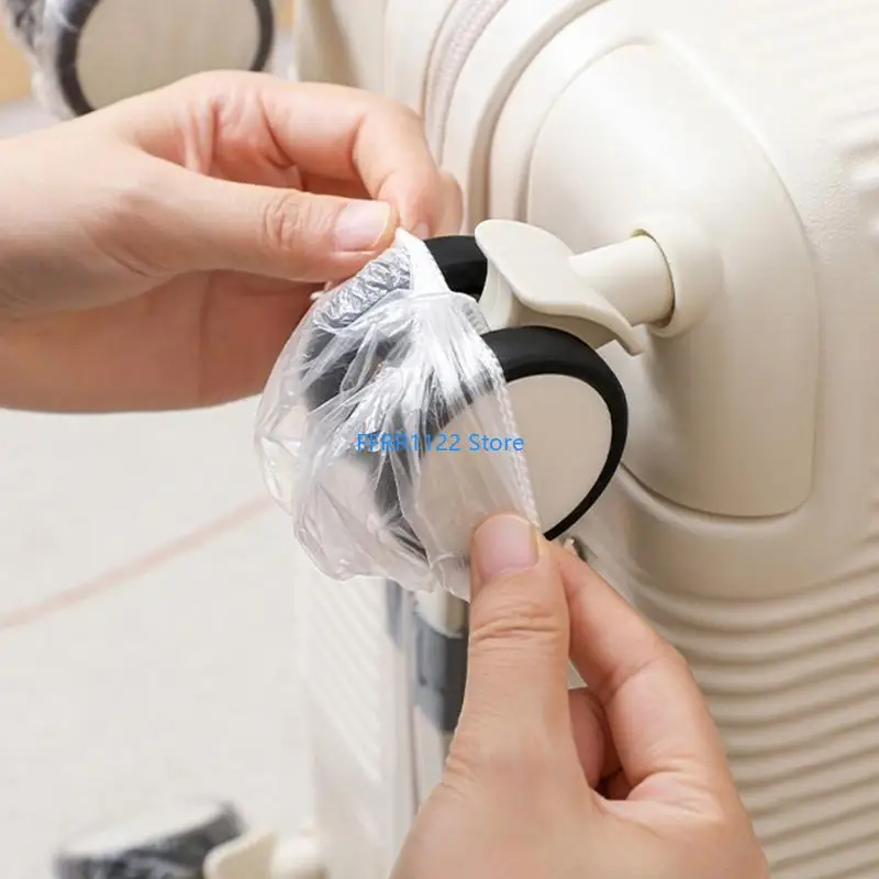 Y1UF 50/80pc Copertine ruote protettive per valigie Tenere pulite le stanze e le letti