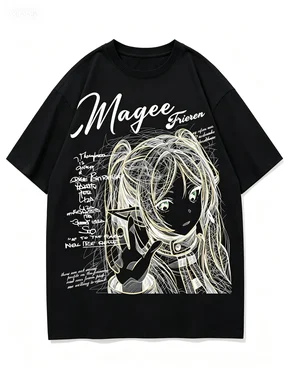 Vestido estampado destruído por Felicia. Camiseta 100% algodão para homens e mulheres em design de cor única. Roupas de manga curta.