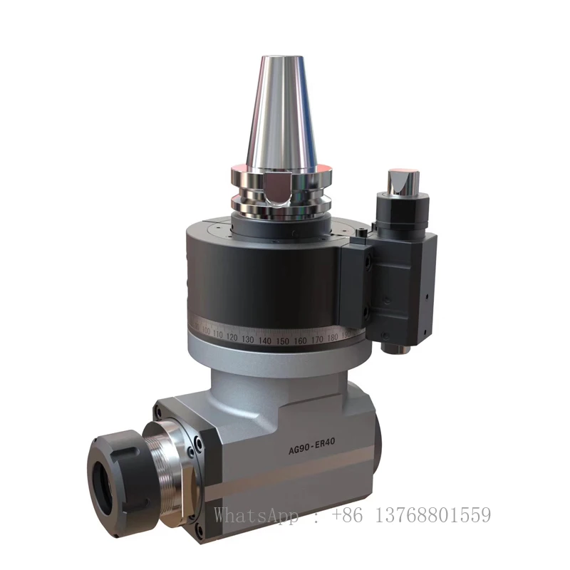 90 Degree Right Milling Angle Head BT40/BT50 Angle Head For Milling Machine