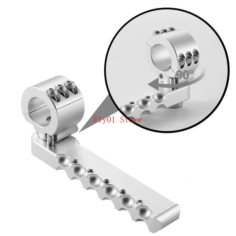 Retractable Motorcycle Foot Pegs Foldable Design Heavy Duty Aluminum Construction Enhanced Grip For R1300GS Adventure Riding