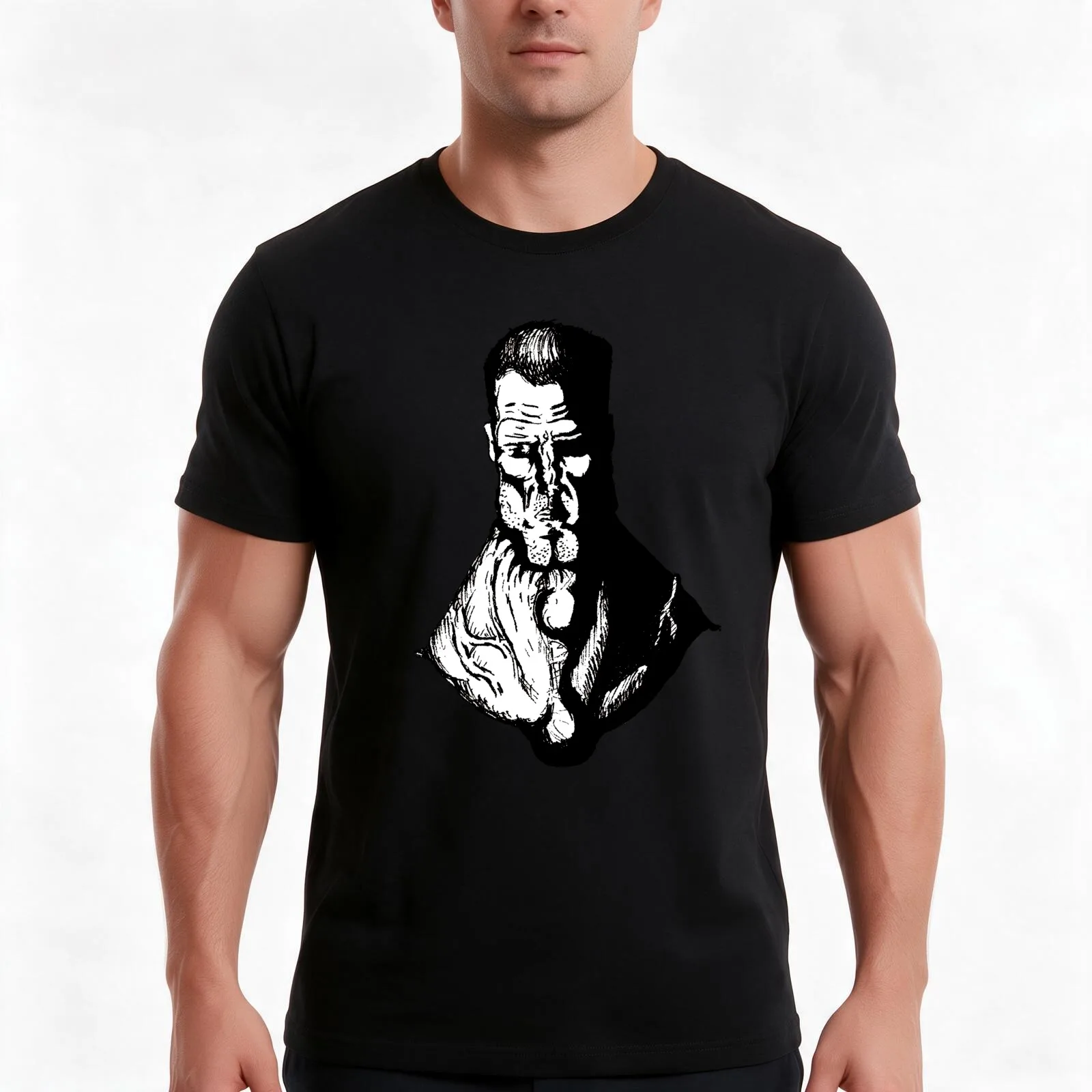 Henry Rollins - Search And Destroy T-Shirt, Summer Casual Cotton Tee, Oversized Streetwear Tops, Vintage Graphic Print