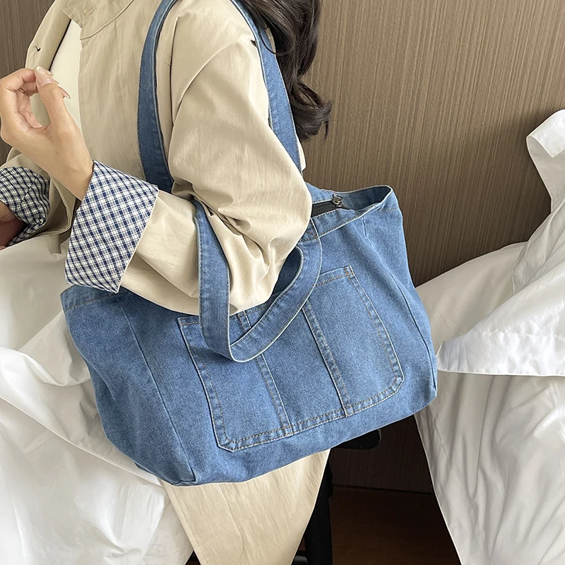 Dames Vintage Gewassen Denim T - Women'S Work Bags Tote recensie en prijs