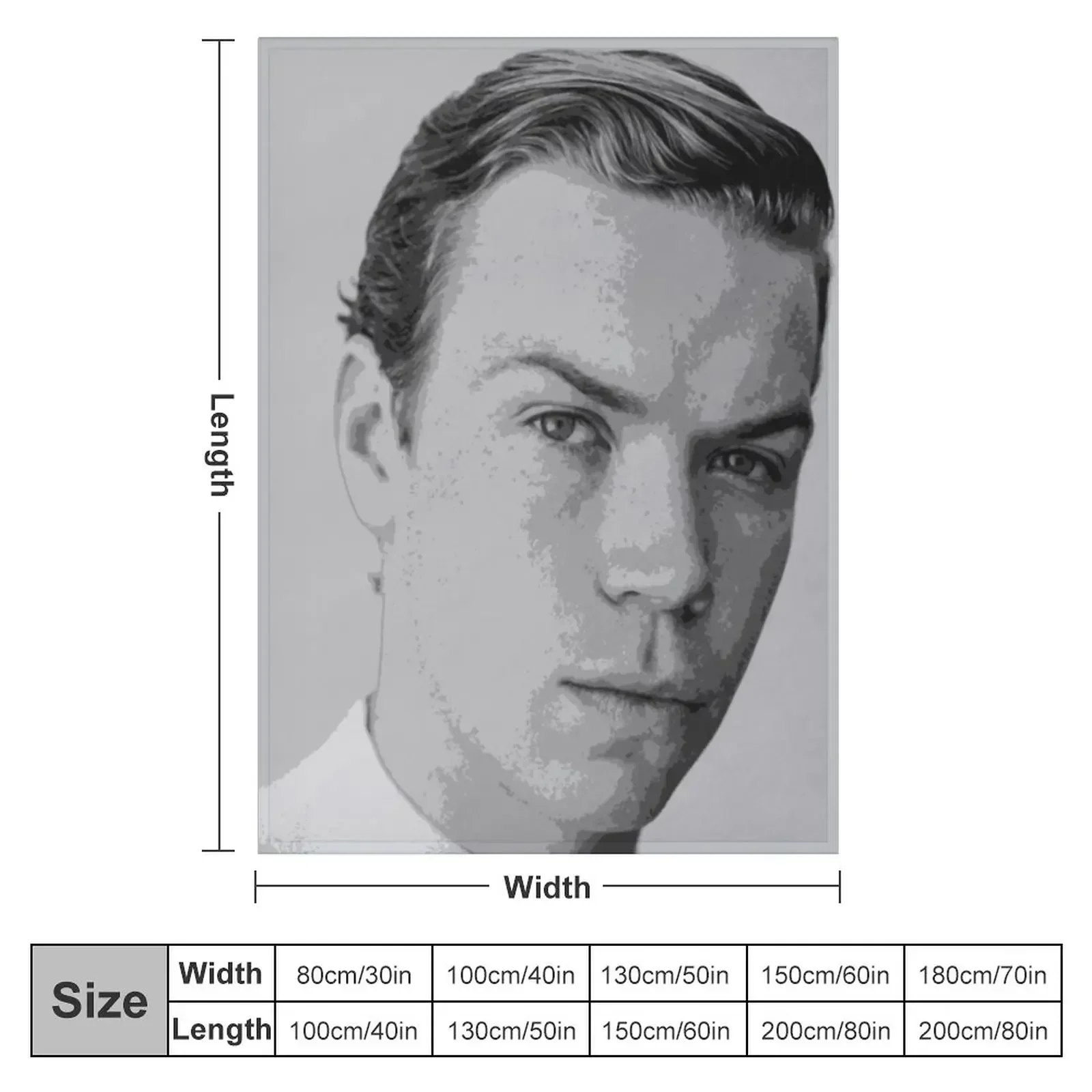 Will Poulter Pop Art Portrait Throw Blanket Blankets For Bed Blankets For Sofas decorative Kid'S Thermal Baby Blankets