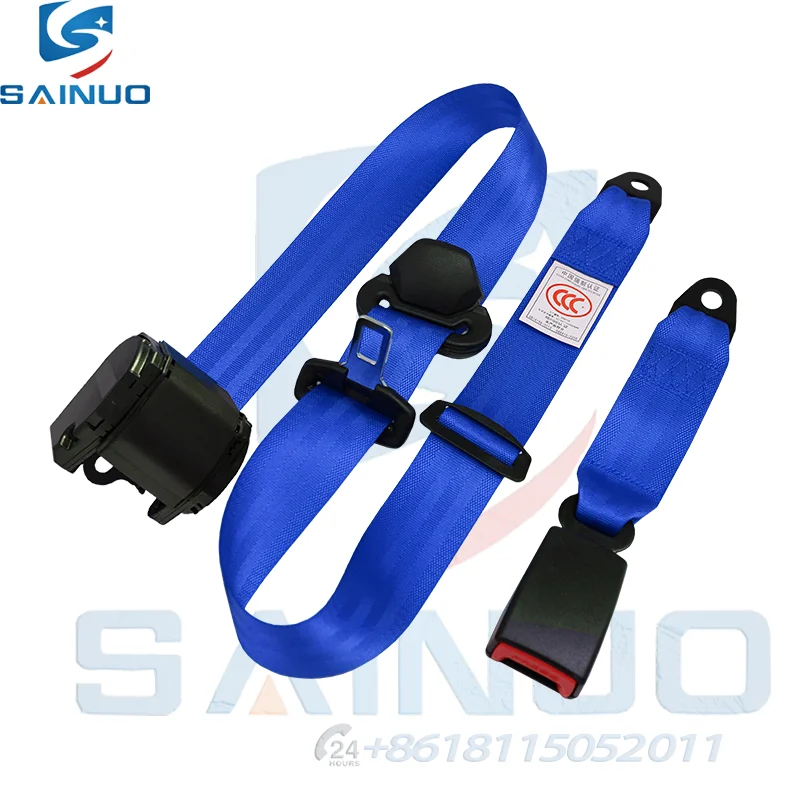 Universal 3-Point Retractable Car Safety Belt Car Seatbelt Retractable Seat Belt
