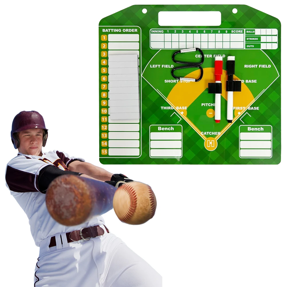 Baseball Clipboard Dry Erase Baseball Lineup Cards Baseball/Softball Lineup Board Baseball Coaching Accessories