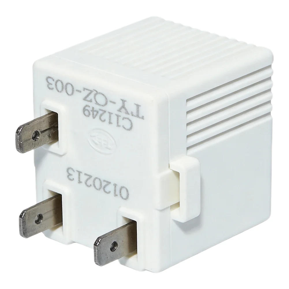 For Tight Space Installation Black Refrigerator Compressor PTC Starter Relay Enhanced Energy Efficiency Reliable Operation