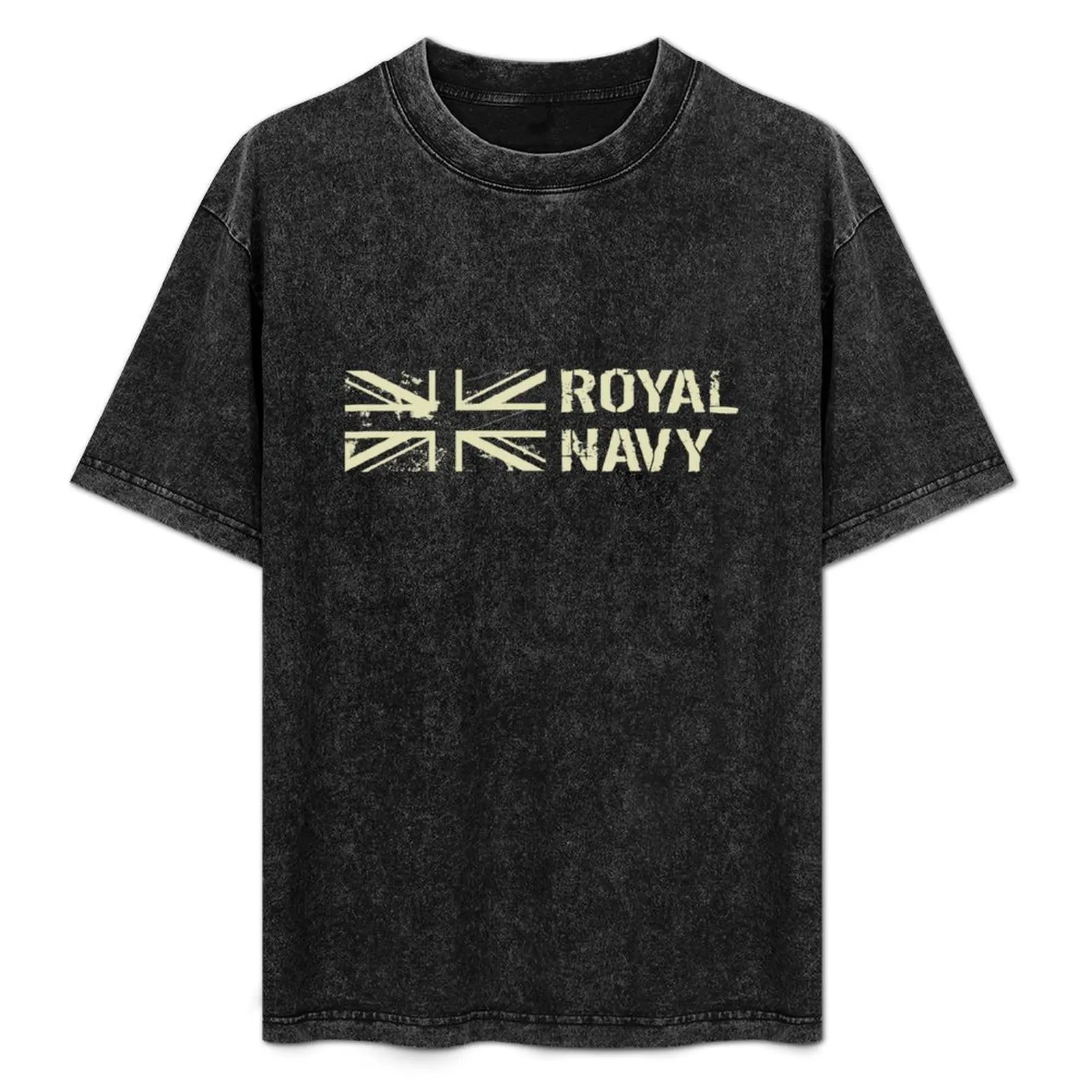 

2025 British Royal Navy T-Shirt Vintage T Shirts Tops Fitted T Shirts for Men Pure Cotton Breathable T-shirt