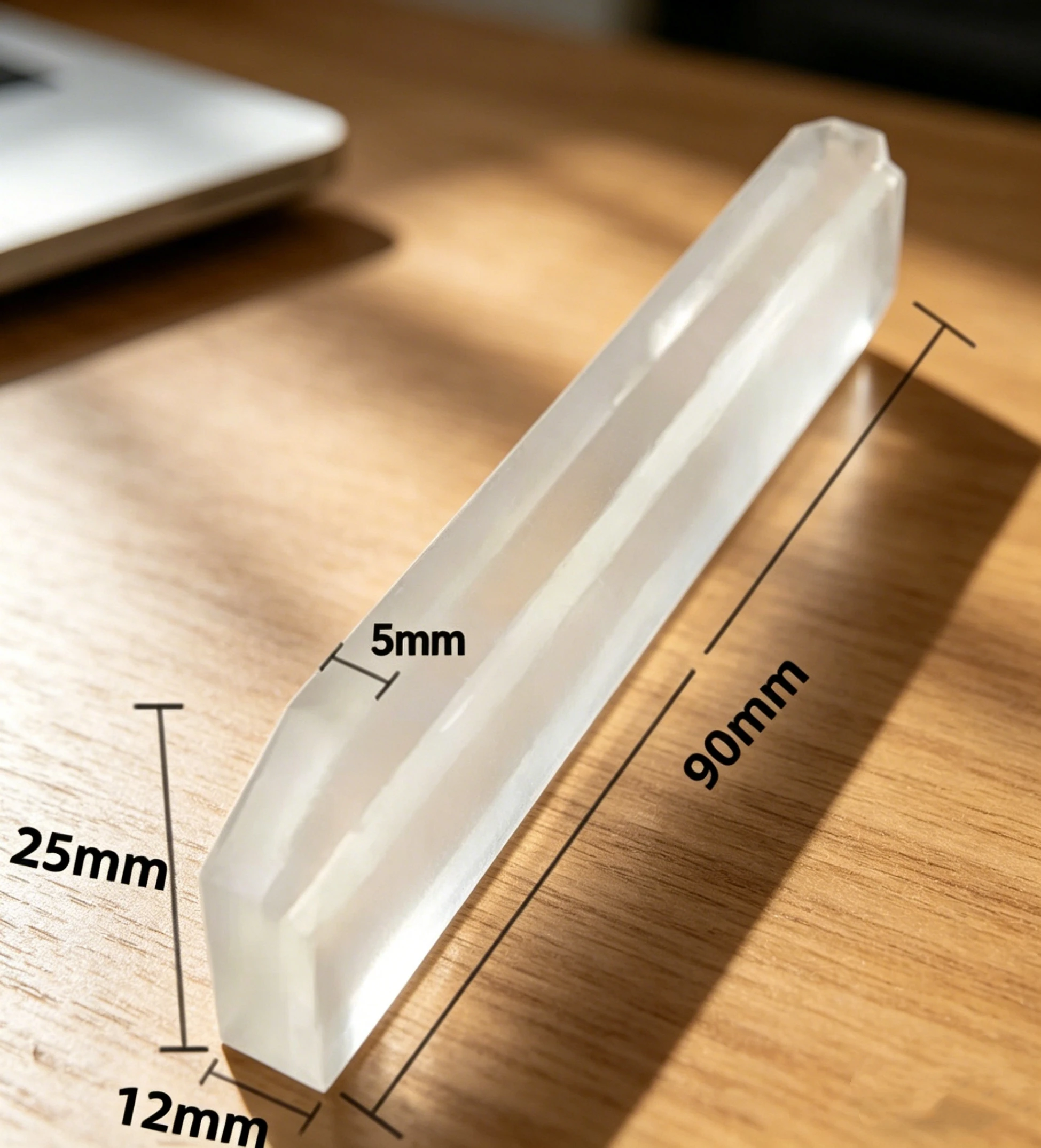 

ACF quartz rod LCD screen repair equipment cutting head seat quartz rod crystal rod ACF quartz 90mmx 12mm x 25mm