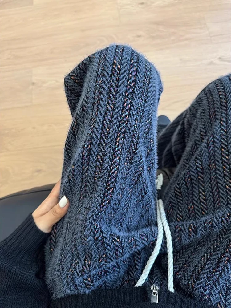 

American Retro Corduroy Men's Casual Pants Thiened Autumn Straight Leg Spor Striped Sweatpants Comfortable Soft Fabric