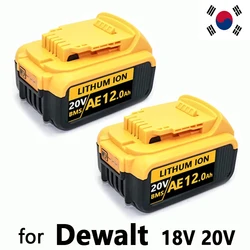 Genuine 18V/20 Volt MAX 6.0Ah 8.0Ah DCB200 Replacement Li-ion Battery for DeWalt DCB205 DCB201 DCB203 Power Tool Batteries