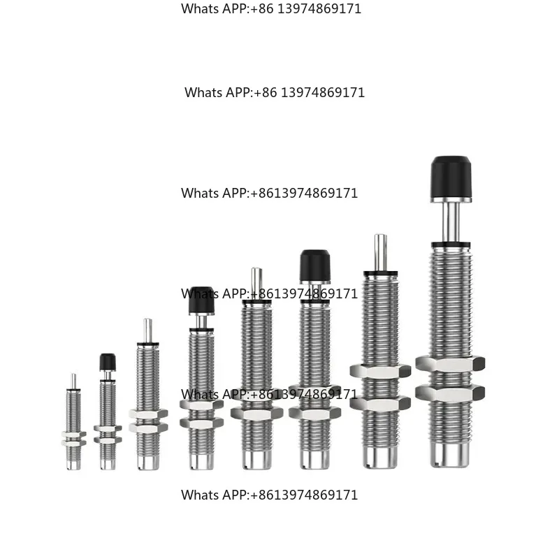 RBC RB RB0806 RB2015 RBC1412 RBC2015 Hydraulic Shock Absorber Adjustable Pneumatic Hydraulic Buffer RB0805 RB0604 with Cap