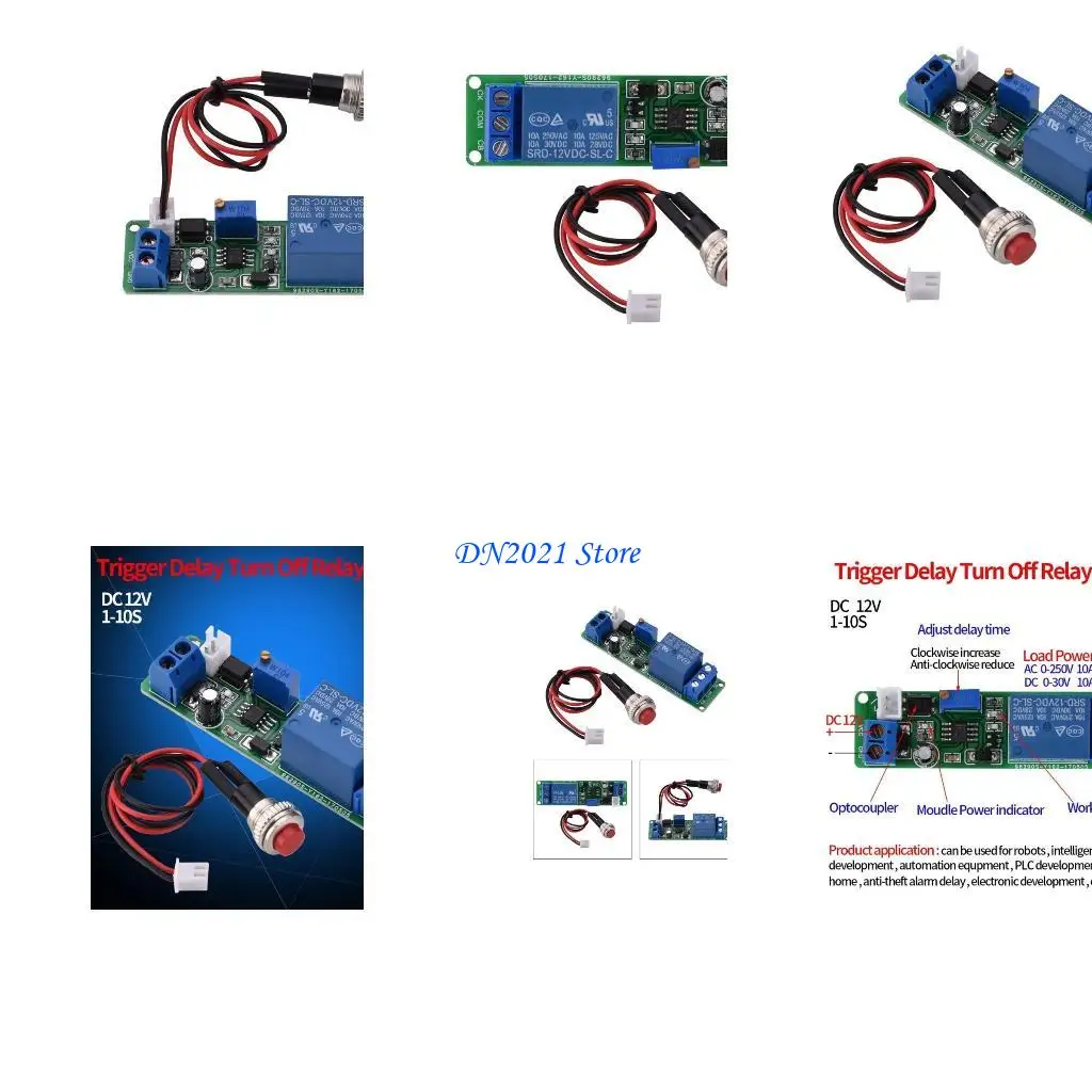 F3KE 5v/12v Timing Time Relays Switching Module Delay, And Offs Time